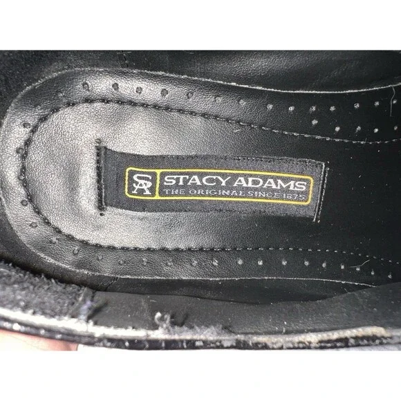 Stacy Adams Spectator Rockabilly  Men's 10M Alligator Leather Lace-Up Dress Shoe - Picture 5 of 10